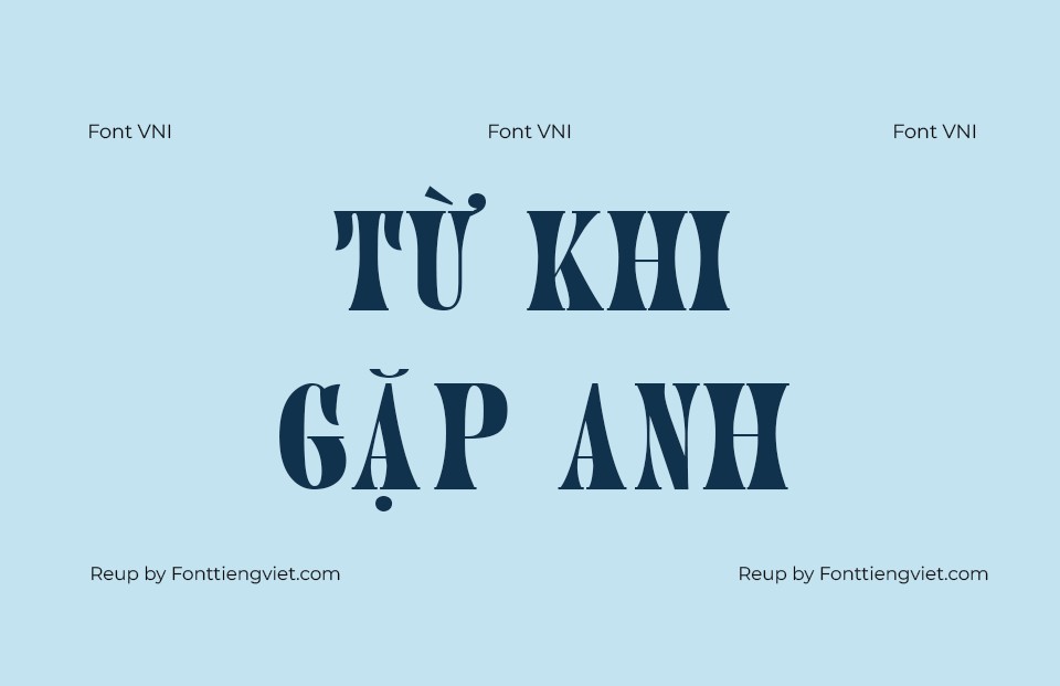 Font Việt hoá VNI Juni