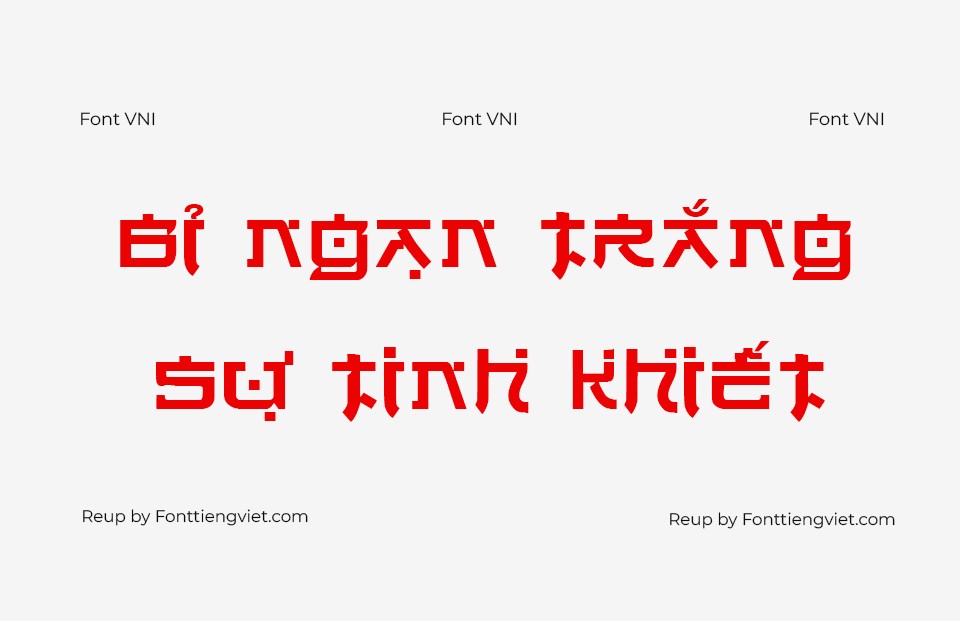Font Việt hoá VNI NhatBan
