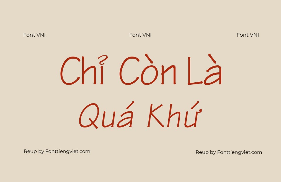 Font Việt hoá VNI Tekon