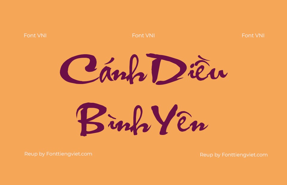 Font Việt hoá VNI Thuphap2
