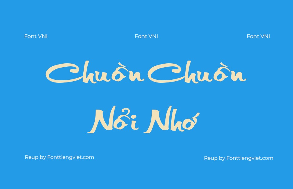 Font Việt hoá VNI Thuphap3
