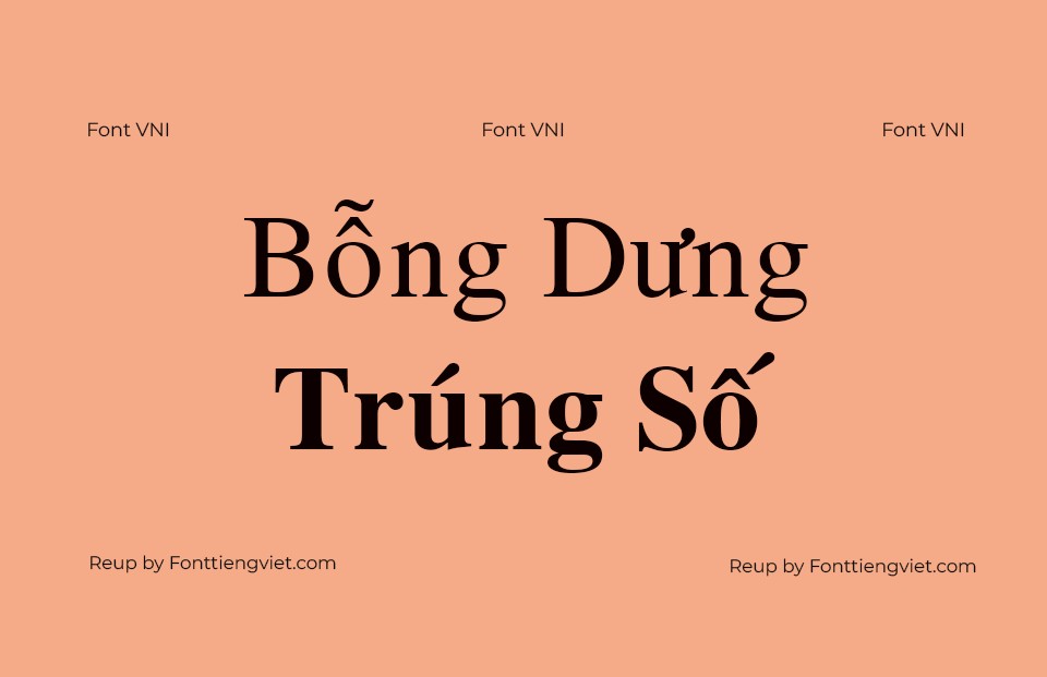 Font Việt hoá VNI Time