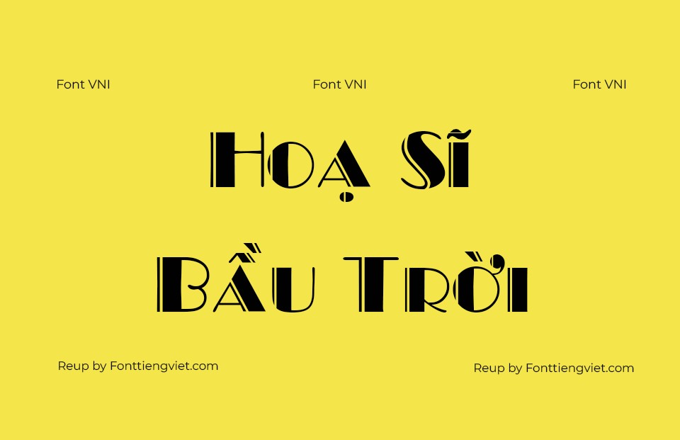 Font Việt hoá VNI Top