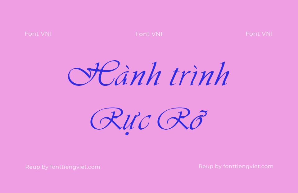 Font Việt hoá VNI Vivi