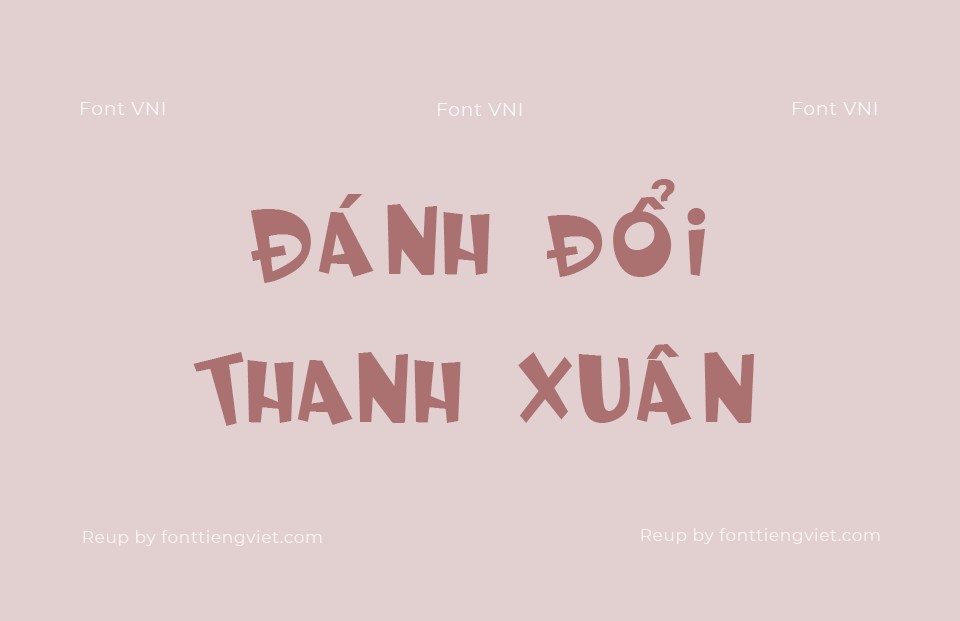 Font Việt hoá VNI Whimsy
