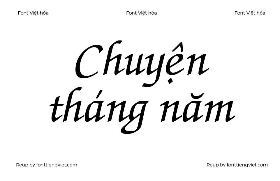 Font Việt hóa VNI Zap