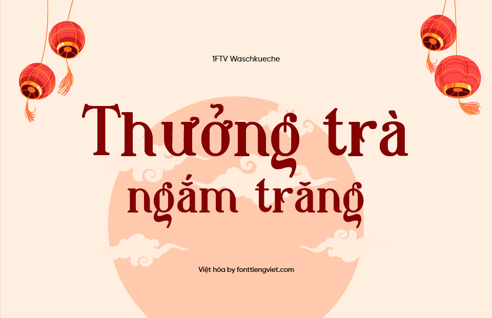 Font việt hóa Waschkueche