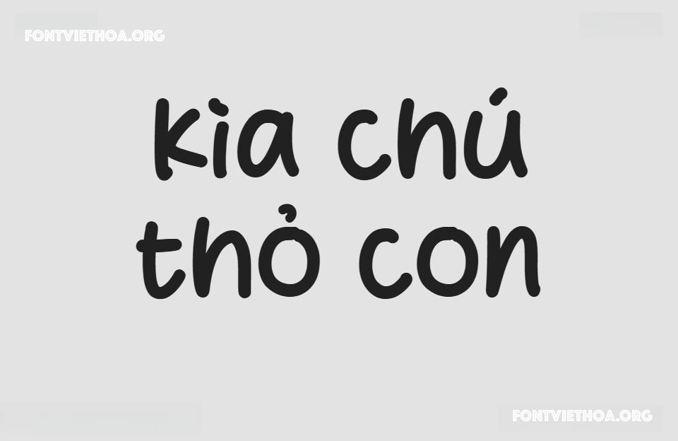 Font Việt hoá Welcome Darling