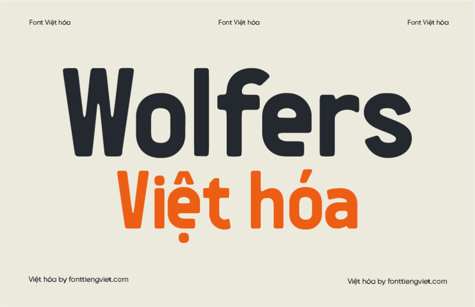 Font Việt hóa Wolfers