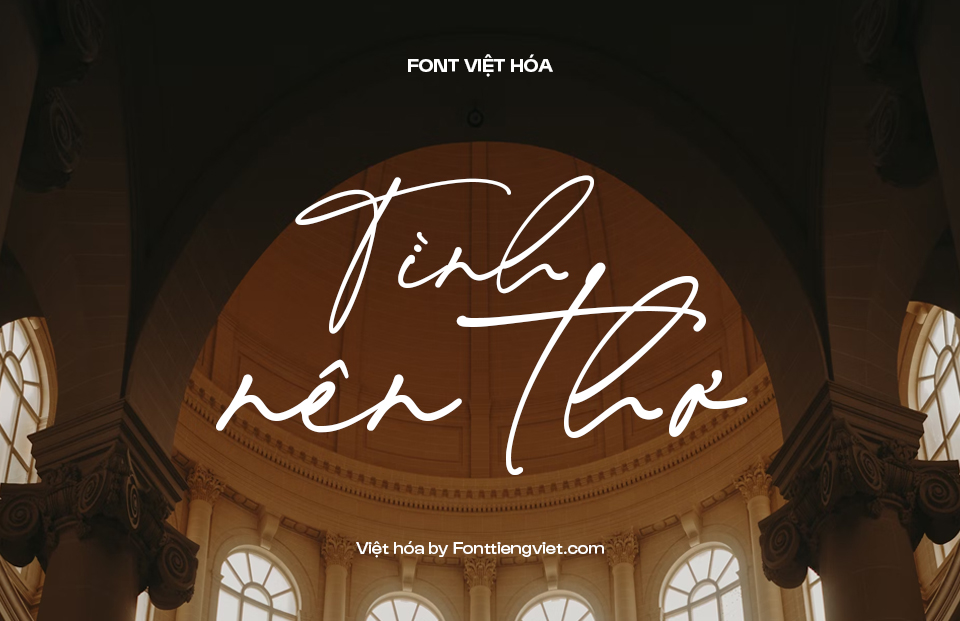 Font Việt hóa Woodsen Signature