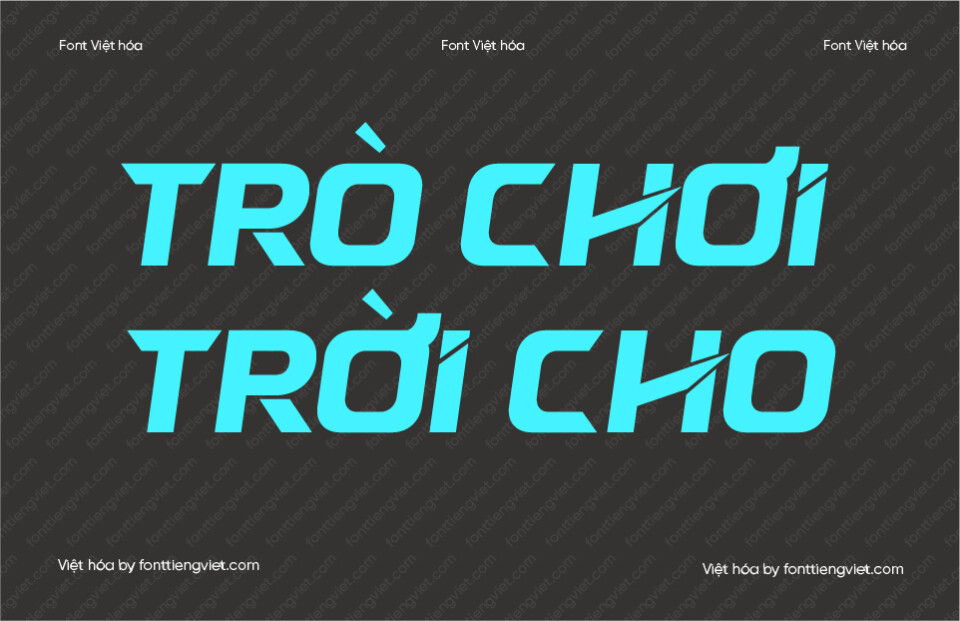 Font VIP Sakana Việt Hóa – Font Trang Trí Mạnh Mẽ Cho Thiết Kế Poster Game