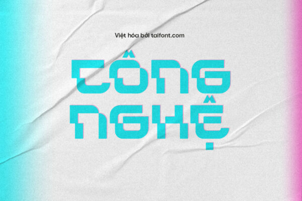 Font Glitech Việt Hóa – Font Công Nghệ Hiện Đại Cho Thiết Kế Tương Lai