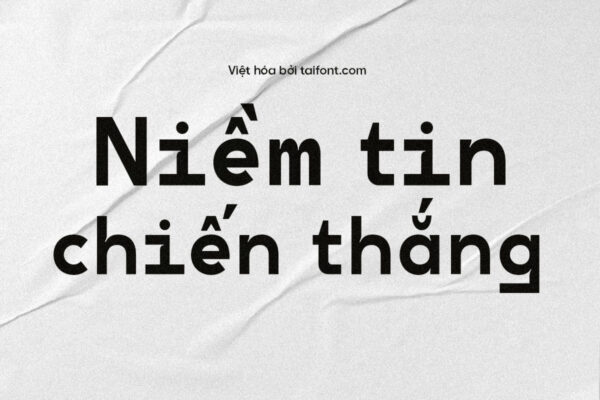 Font Monopack Việt Hóa – Font Có Chân Hiện Đại Cho Tiêu Đề Và Tạp Chí