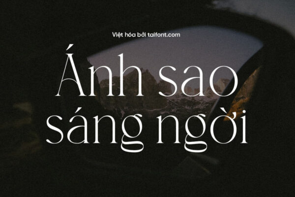 Font Sukari Việt Hóa – Font Thanh Mảnh Có Chân Cho Thiết Kế Thời Trang Và Quà Lưu Niệm