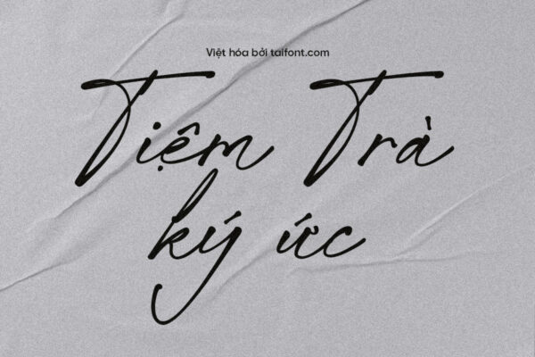 Font Whispered Trails Việt Hóa – Font Viết Tay Thư Pháp Cho Thiết Kế Thiệp Và Thời Trang