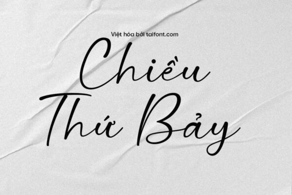 Font Wings Signature Việt Hóa – Font Viết Tay Nét Đậm Cho Thiết Kế Tiêu Đề Và Thiệp